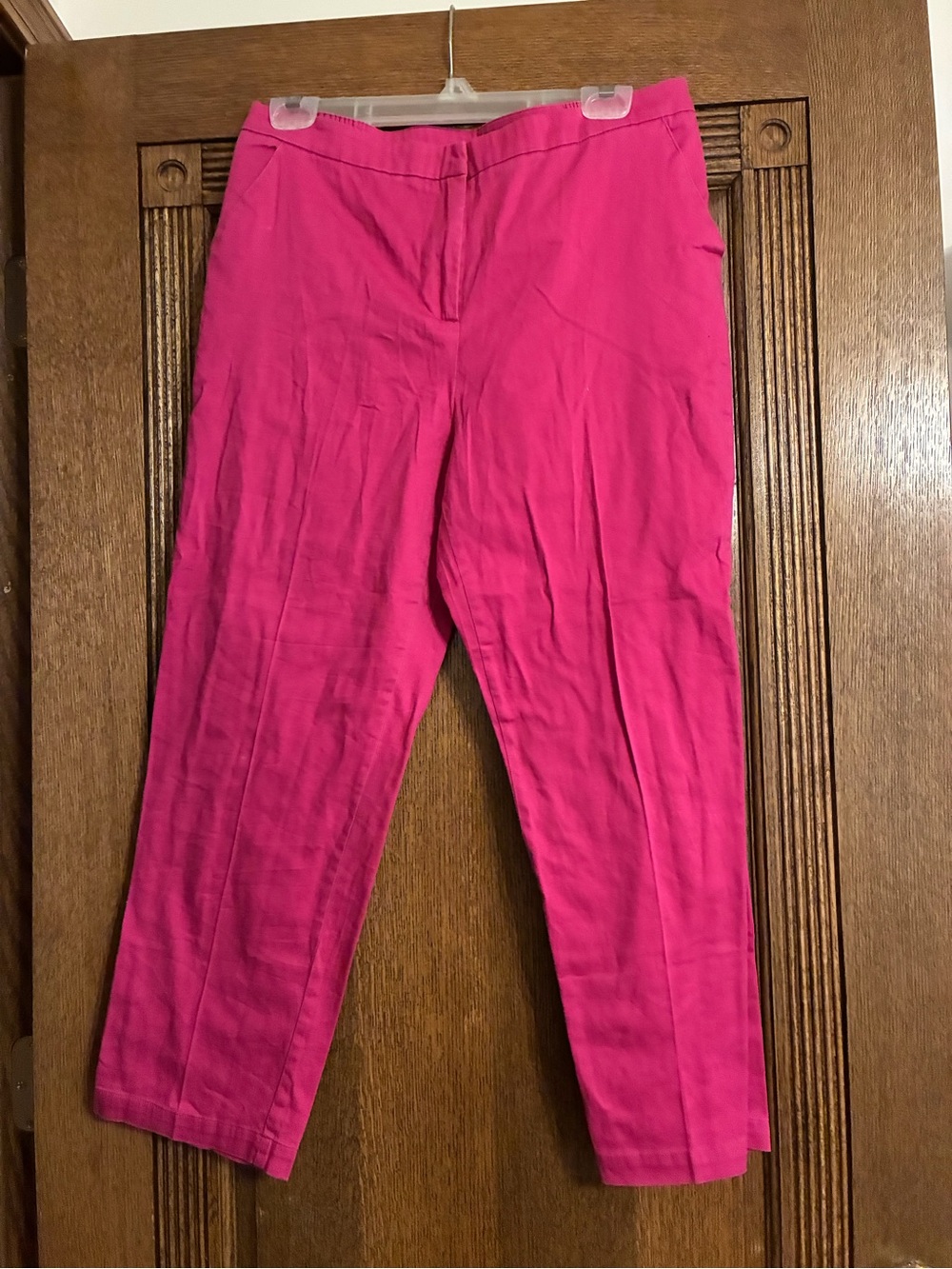 Notations Hot Pink Cropped Skinny Pants